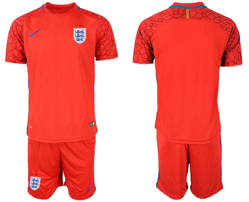 Men 2021 European Cup England red goalkeeper Soccer Jersey2->england jersey->Soccer Country Jersey